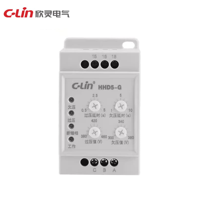 Rơ le bảo vệ mất pha và thứ tự pha dòng HHD5 2