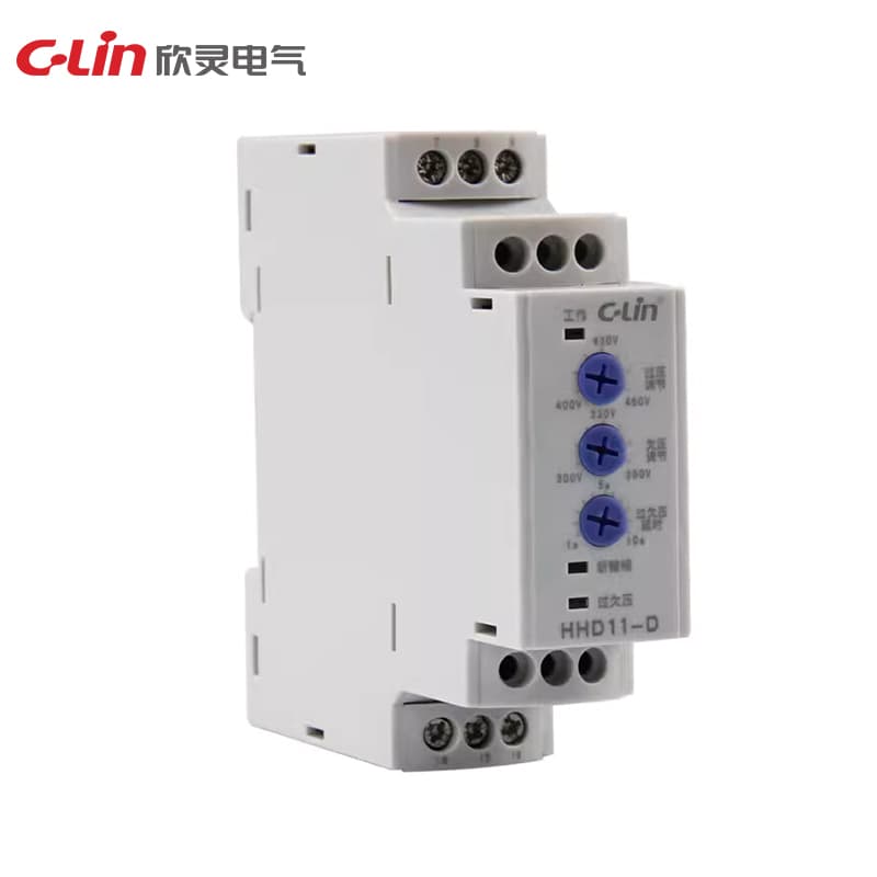 Bộ rơ le bảo vệ quá áp/thấp áp, mất pha, thứ tự pha HHD11 Series 7