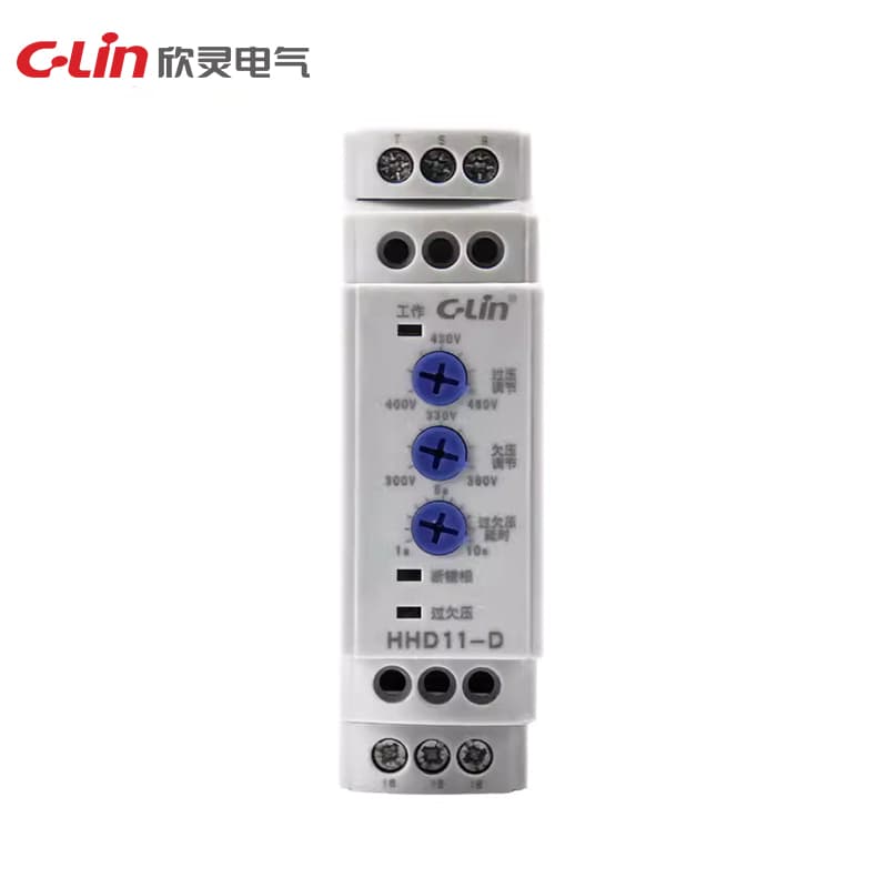 Bộ rơ le bảo vệ quá áp/thấp áp, mất pha, thứ tự pha HHD11 Series 6