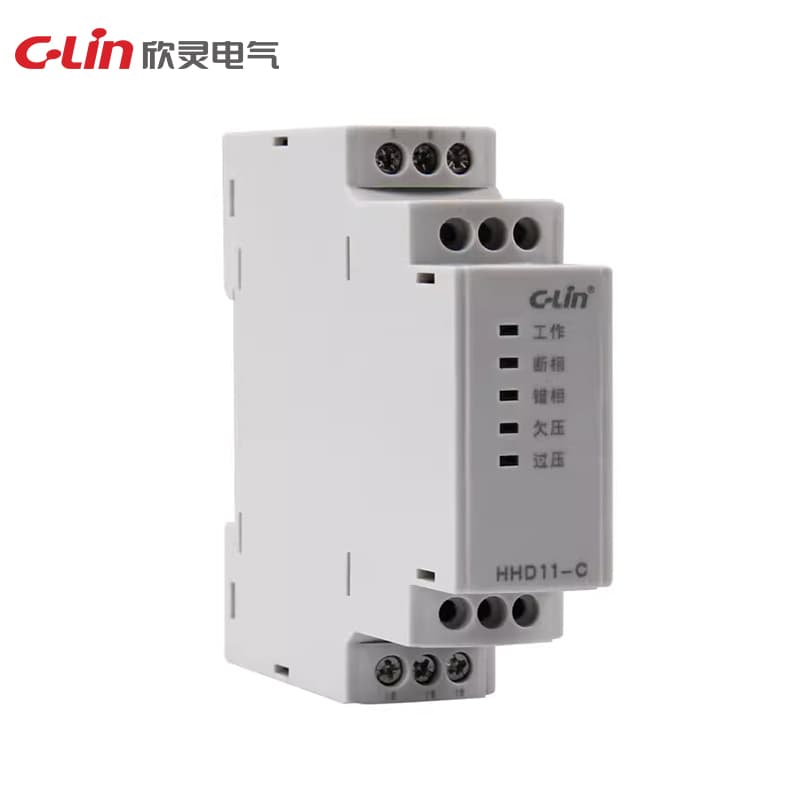 Bộ rơ le bảo vệ quá áp/thấp áp, mất pha, thứ tự pha HHD11 Series 2